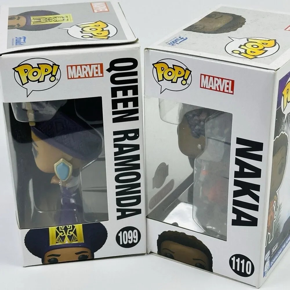 Funko Pop Lot of 4 Black Panther Wakanda Forever Queen Ramonda Nakia M’Baku NIB